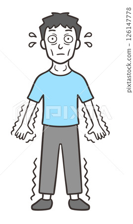 A man with Graves' disease symptoms 126147778