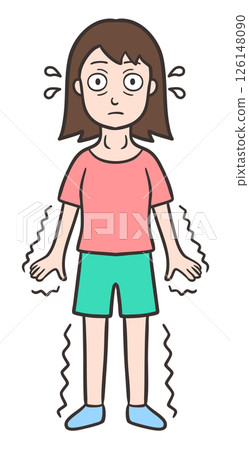 A woman with symptoms of Graves' disease A woman with symptoms of Graves' disease 126148090