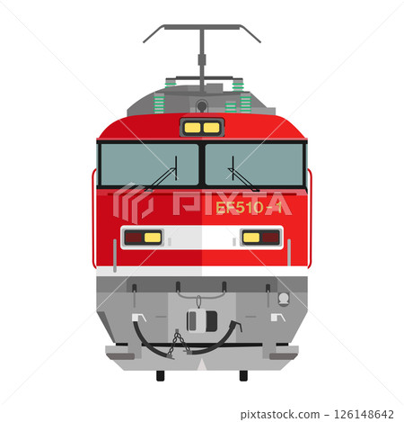 EF510型電力機車正面圖[EF510-1] 126148642