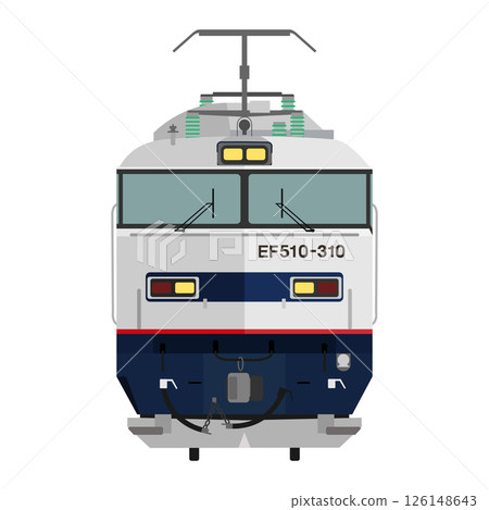 Front view of the EF510 electric locomotive [EF510-310] 126148643