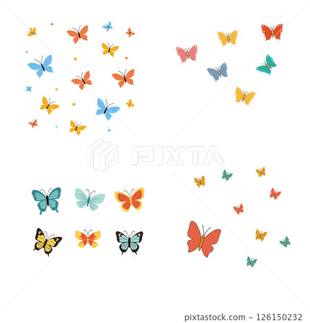 Colorful Butterfly Collection Colorful Butterfly Collection 126150232