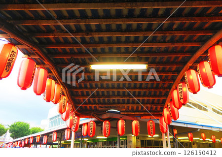 埼玉縣川口市夏季多多羅節的燈籠 埼玉縣川口市夏季多多羅節的燈籠 126150412