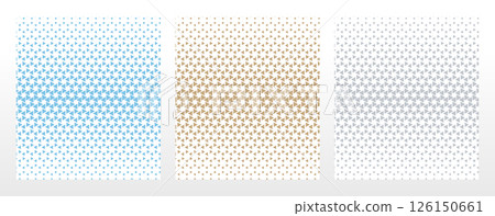 Set of abstract geometric patterns. Seamless vector backgrounds. Colored ornaments Graphic modern patterns Simple lattice graphic design 126150661