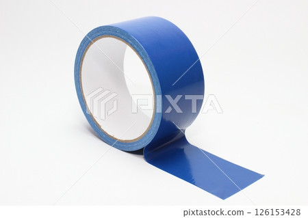 Blue cloth duct tape, colored Blue cloth duct tape, colored 126153428