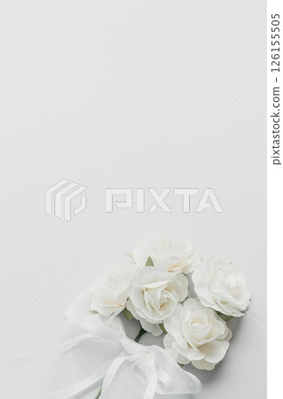 哀悼明信片:白色花朵 哀悼明信片:白色花朵 126155505