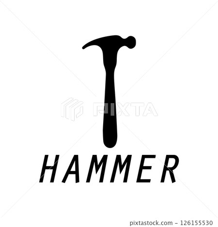 hammer logo design icon graphic image 126155530