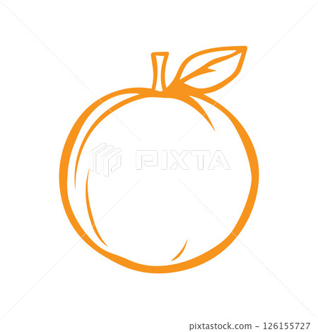 Fresh Orange Fruit Logo Image Fresh Orange Fruit Logo Image 126155727