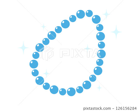 藍色項鍊 藍色項鍊 126156284