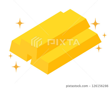 閃閃發光的金錠 126156286