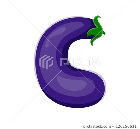 Autumn thanksgiving font typeset eggplant letter C. Autumnal font symbol, autumn harvest vector kids ABC element. Thanksgiving English alphabet typeset letter or Fall season type sign Autumn thanksgiving font typeset eggplant letter C. Autumnal font symbol, autumn harvest vector kids ABC element. Thanksgiving English alphabet typeset letter or Fall season type sign 126156631