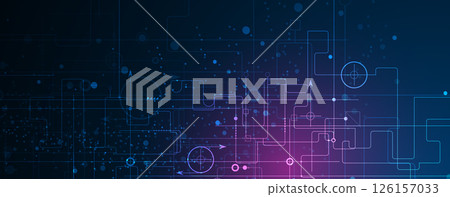 Abstract high technology and science background 126157033