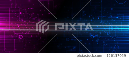 Abstract high technology and science background 126157039