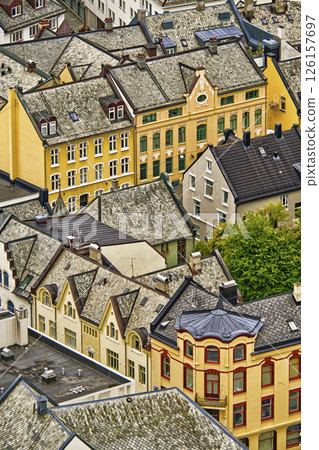 Cityscape, Alesund, Norway 126157697