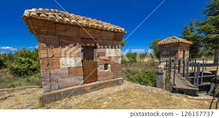 Canal Floodgate, Canal of Castile, Fromista, Spain Canal Floodgate, Canal of Castile, Fromista, Spain 126157737