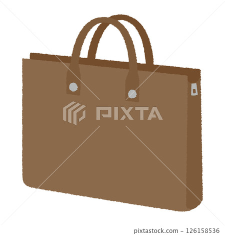 Brown business bag 126158536