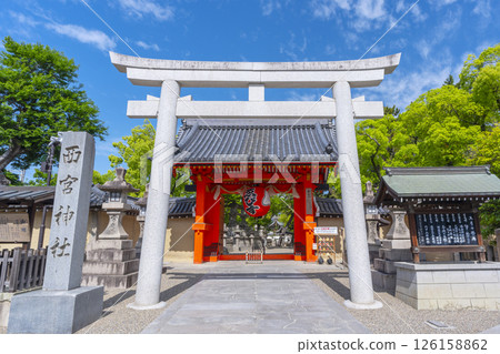 西宮神社表參道門（赤門） 126158862