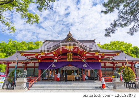 西宮神社：雄偉的拜殿 126158878