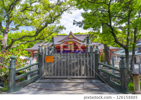 西宮神社－隔著炭保橋看到的雄偉的神殿 126158885