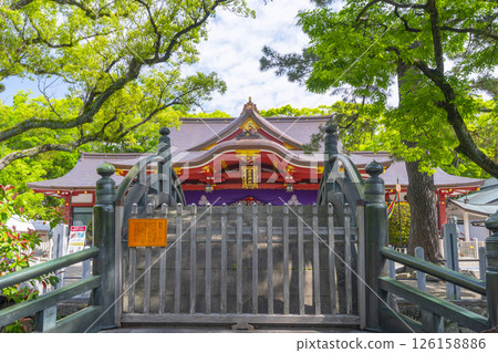西宮神社－隔著炭保橋看到的雄偉的神殿 126158886