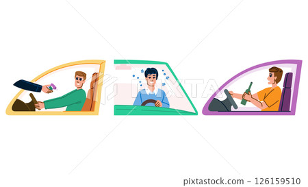 impairment drunk driver man vector 126159510