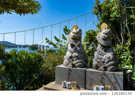 八大龍王的雄龍和雌龍的風景 八大龍王的雄龍和雌龍的風景 126160134