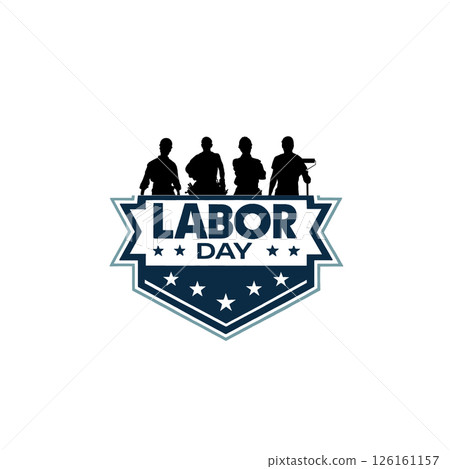 labor day vector icon design illustration template labor day vector icon design illustration template 126161157