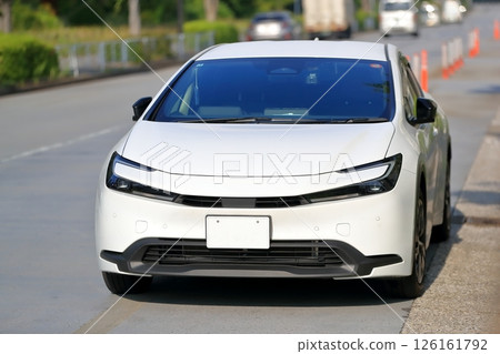 Domestic hybrid car image Domestic hybrid car image 126161792