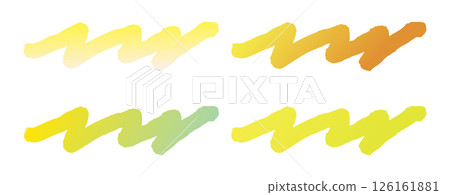 Illustration material: Watercolor line decoration Line Vector watercolor lines.Hand Illustration material: Watercolor line decoration Line Vector watercolor lines.Hand 126161881