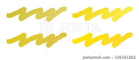 Illustration material: Watercolor line decoration Line Vector watercolor lines.Hand Illustration material: Watercolor line decoration Line Vector watercolor lines.Hand 126161882