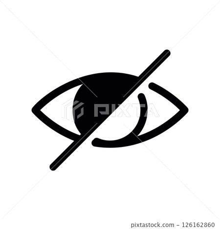 Eye Icon with a Circular Arrow and 360 Text for Panoramic View Eye Icon with a Circular Arrow and 360 Text for Panoramic View 126162860