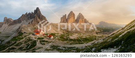 Tre Cime, Unesco Dolomites Italy Tre Cime, Unesco Dolomites Italy 126163293