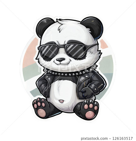 panda bear in the forest 126163517
