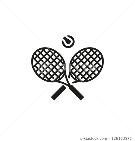 Tennis Racket Icon 126163575