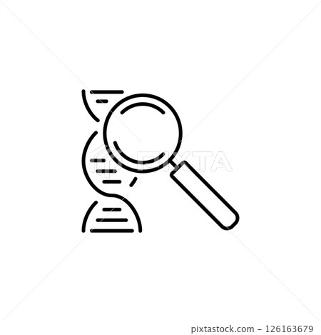 DNA Search Icon 126163679