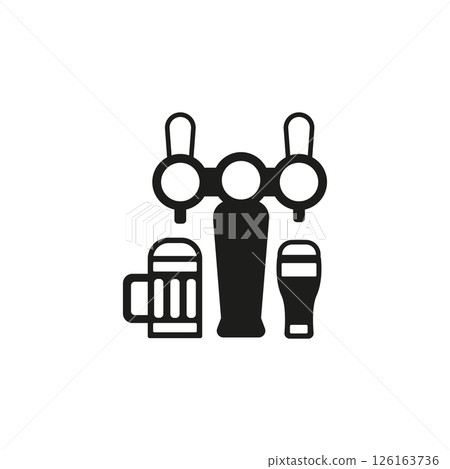 Beer tap icon 126163736