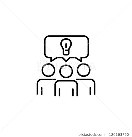idea, bulb, vector 126163760