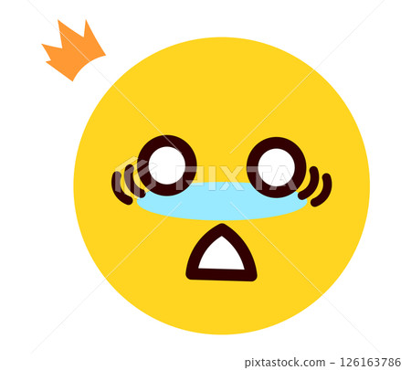 驚訝的表情符號、表情符號、臉部表情插圖 驚訝的表情符號、表情符號、臉部表情插圖 126163786