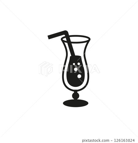 Tropical Cocktail Icon Tropical Cocktail Icon 126163824