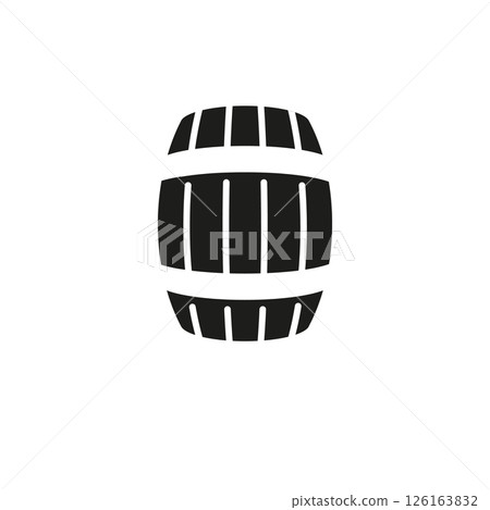Wine Barrel Icon Wine Barrel Icon 126163832