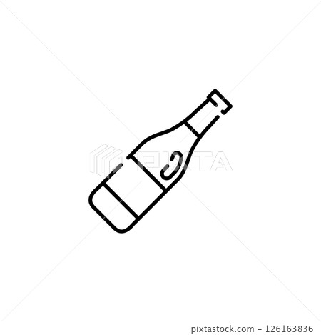 Wine Bottle Icon 126163836