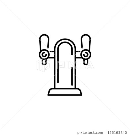 Minimalist Beer Tap Icon 126163840