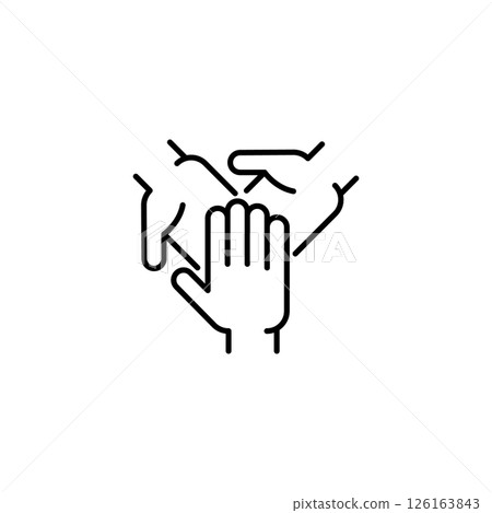 teamwork, vector, icon 126163843