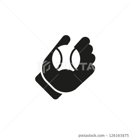 Baseball in Hand Icon Baseball in Hand Icon 126163875