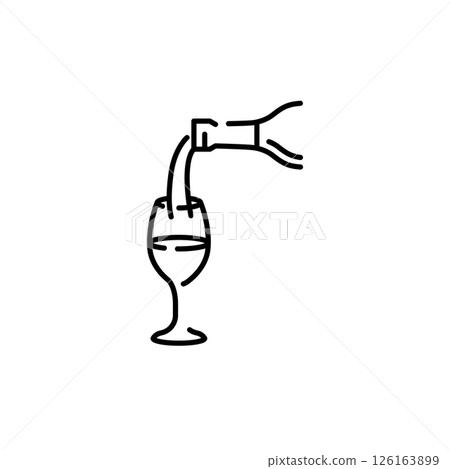 Wine Pouring Icon 126163899