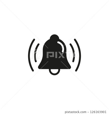 Alarm bell icon 126163901