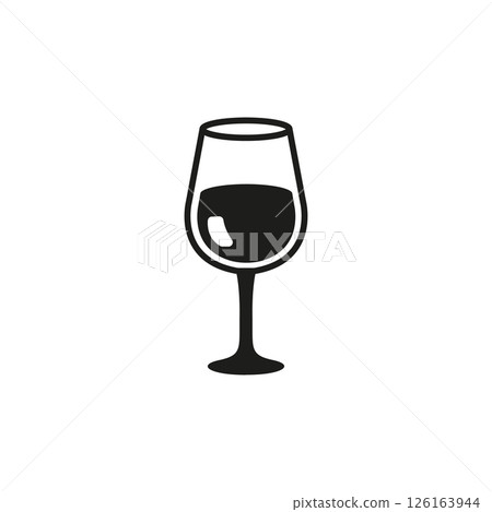 Wine Glass Icon Wine Glass Icon 126163944