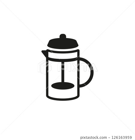 French Press Icon French Press Icon 126163959