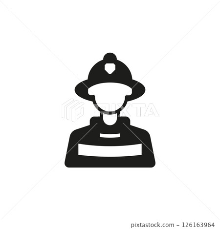 Firefighter icon 126163964