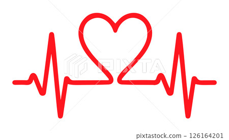 heart, icon, vector 126164201