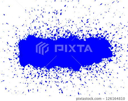 A vivid blue ink splash bursts outward on a clean white background, radiating energy and creativity A vivid blue ink splash bursts outward on a clean white background, radiating energy and creativity 126164810